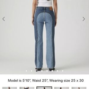 Levi's Wedgie Bootcut Western Women's JeansTwo-Tone Blue Women's Jeans
